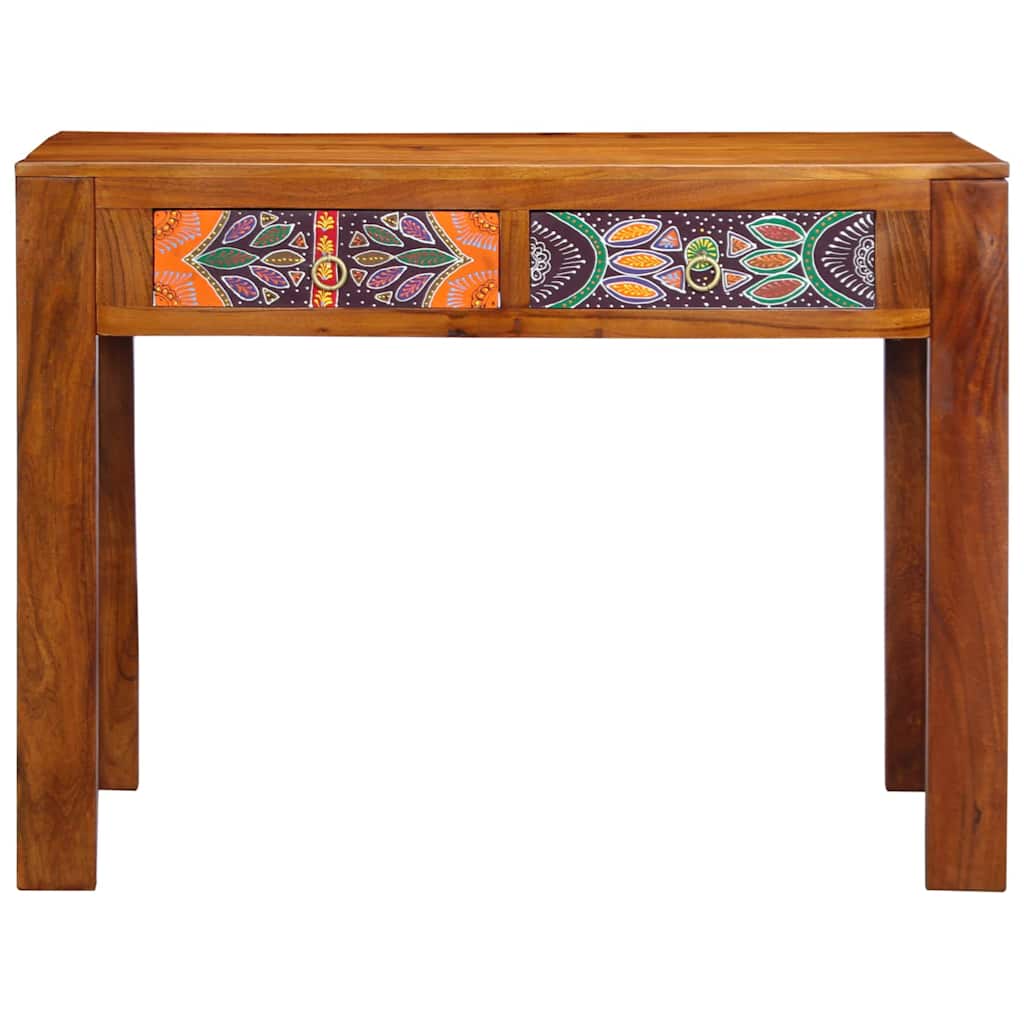 Scrivania Marrone 100 x 50 x 75 cm Legno massello di acacia