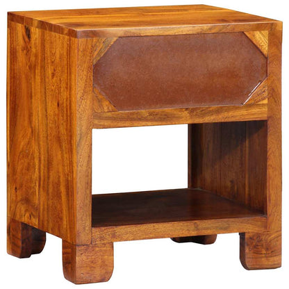 Credenza Multicolore 40 x 35 x 45 cm legno massello di acacia - homemem39