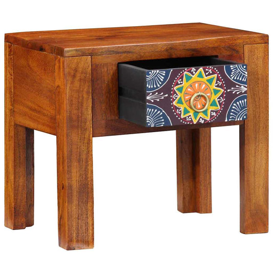 Tavolo laterale con cassetto Marrone 40 x 30 x 36 cm