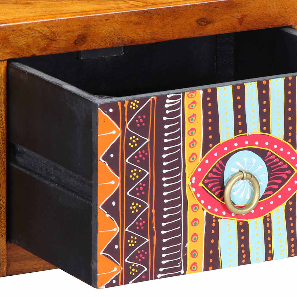 Armadio da Notte con cassetto 2 pcs Marrone 35 x 30 x 22 cm
