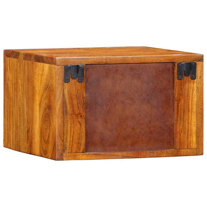 Armadio da Notte con cassetto 2 pcs Marrone 35 x 30 x 22 cm