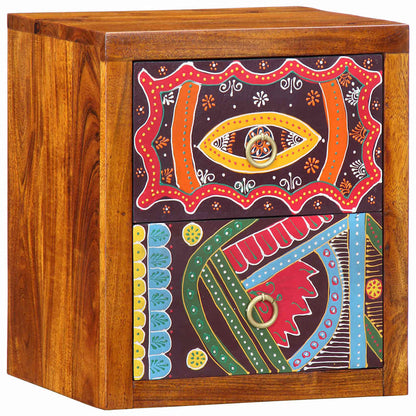 Armadio da Notte con cassetto 2 pcs Marrone 35 x 30 x 40 cm