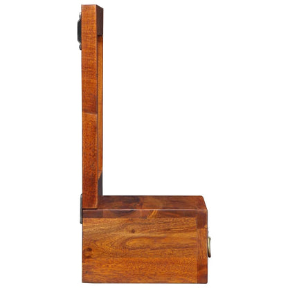 Armadietto a muro con cassetto Marrone 40 x 20 x 50 cm