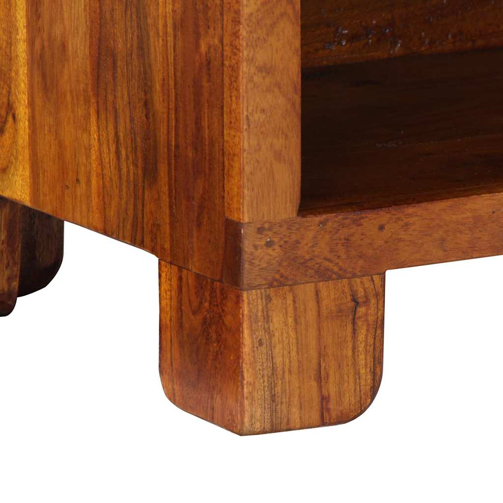 Panca per scarpe con cassetto Marrone miele 100 x 35 x 45 cm | homemem39