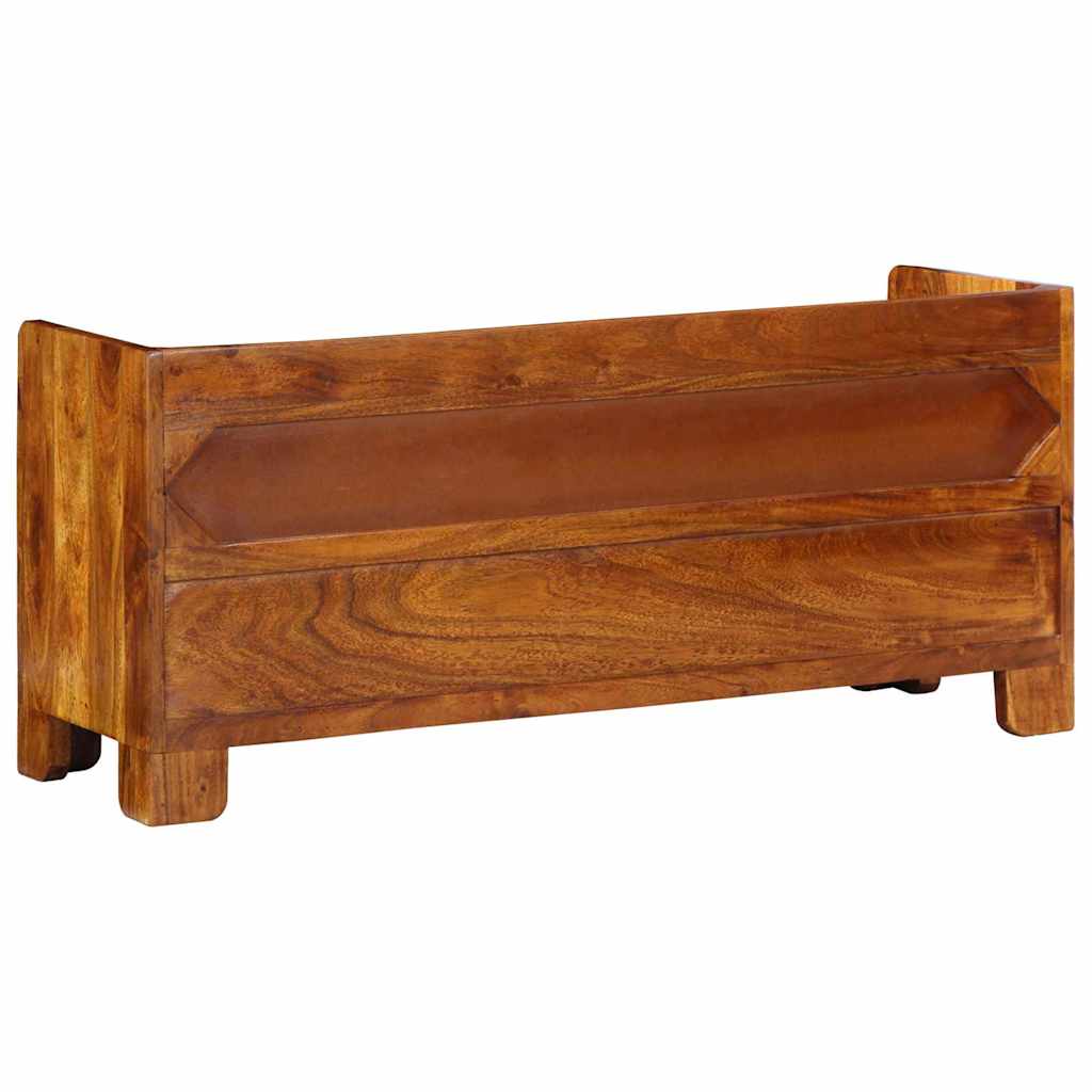 Panca per scarpe con cassetto Marrone miele 100 x 35 x 45 cm | homemem39