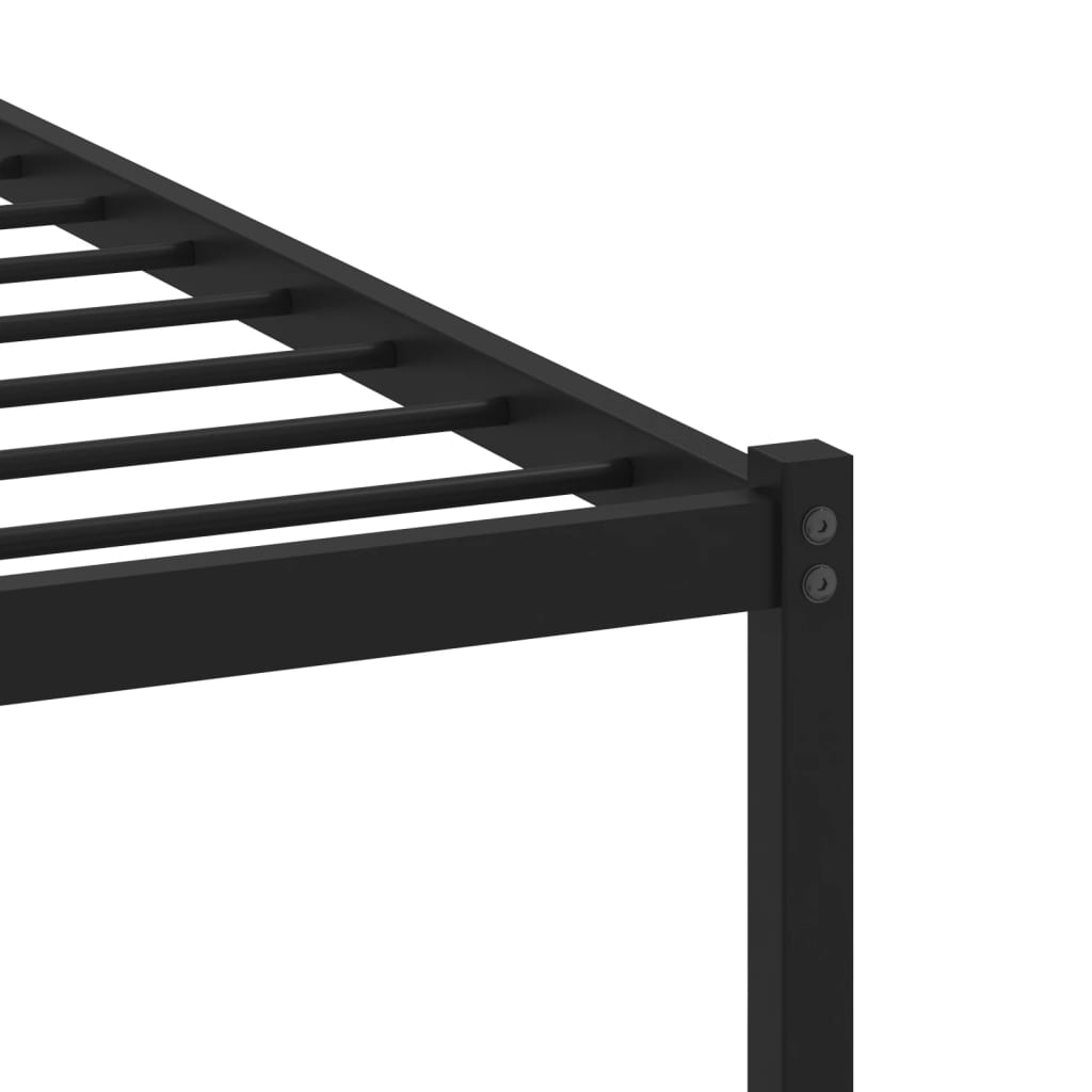 Giroletto senza Materaso in Metallo Rovere Fumo 90x190 cm | homemem39