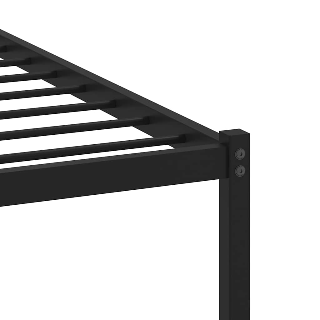 Giroletto senza Materaso in Metallo Rovere Fumo 140x190 cm | homemem39