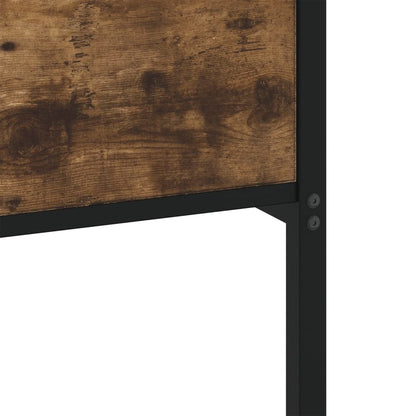 Giroletto senza Materaso in Metallo Rovere Fumo 140x200 cm - homemem39