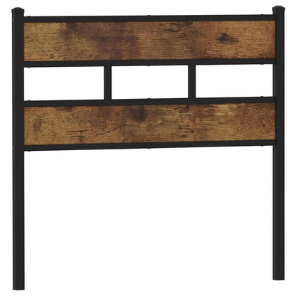 Testiera di Ricambio Rovere Fumo 80 cm in Ferro e Truciolato | homemem39