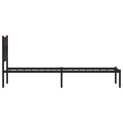 Giroletto senza Materasso con Testiera Rovere Marrone 90x200 cm | homemem39