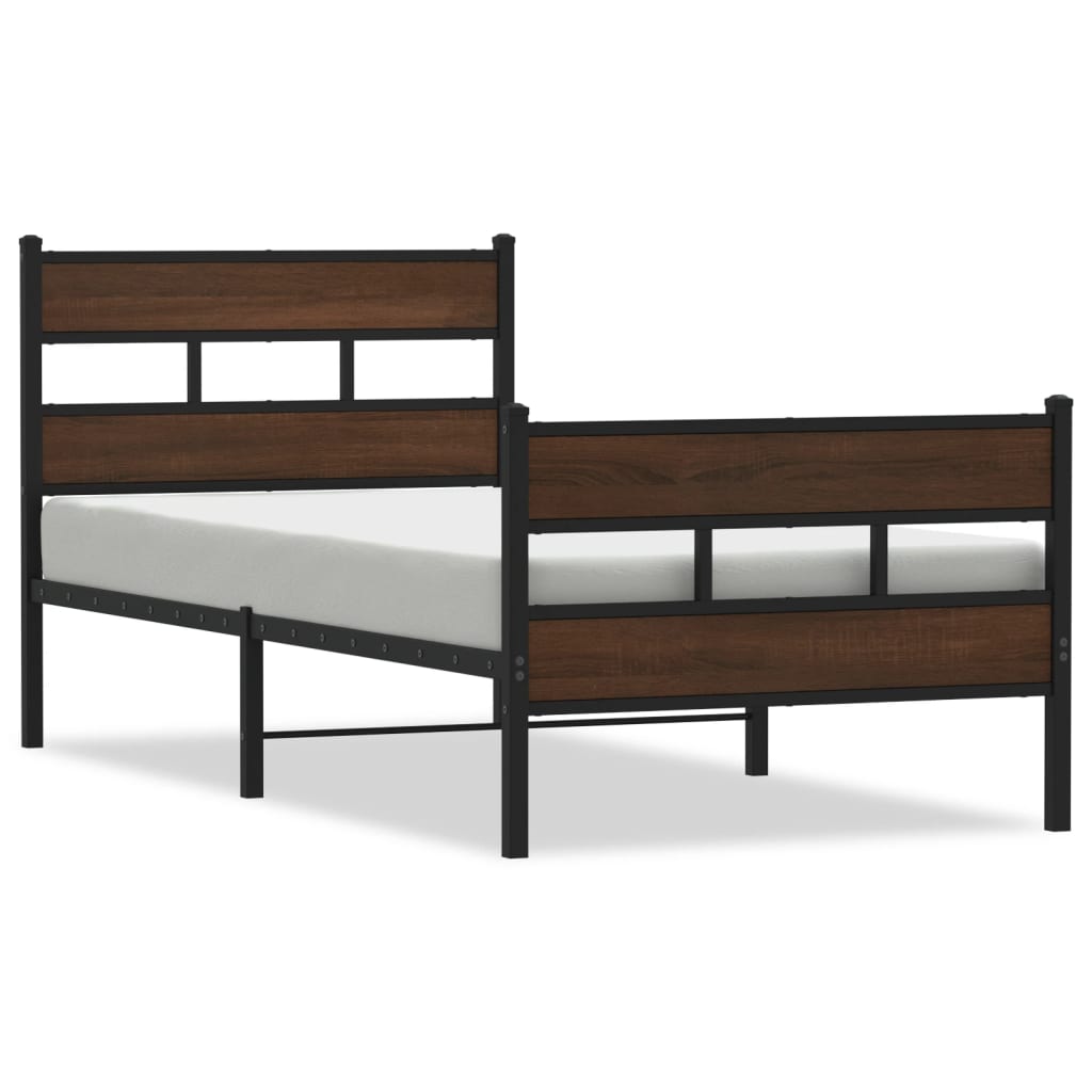 Giroletto senza Materasso con Testiera e Pediera 80x200 cm | homemem39