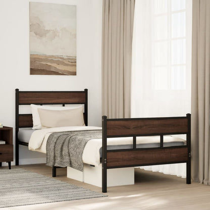 Giroletto senza Materasso con Testiera e Pediera 80x200 cm | homemem39