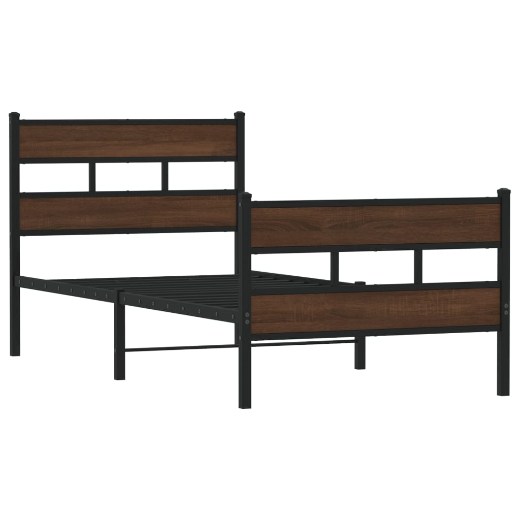 Giroletto senza Materasso con Testiera e Pediera 100x200 cm | homemem39