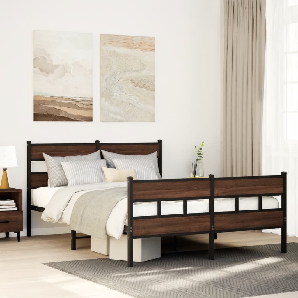 Giroletto senza Materasso con Testiera e Pediera 140x190 cm | homemem39