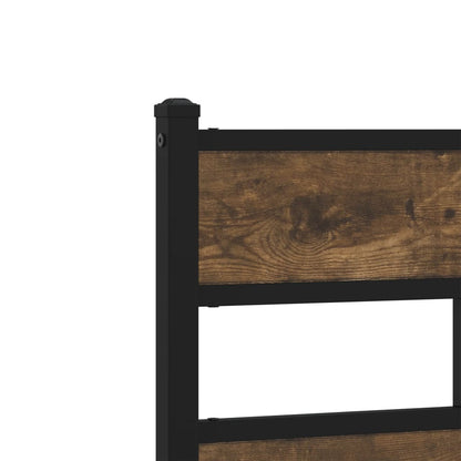 Giroletto senza Materasso con Testiera Rovere Sonoma 75x190 cm | homemem39