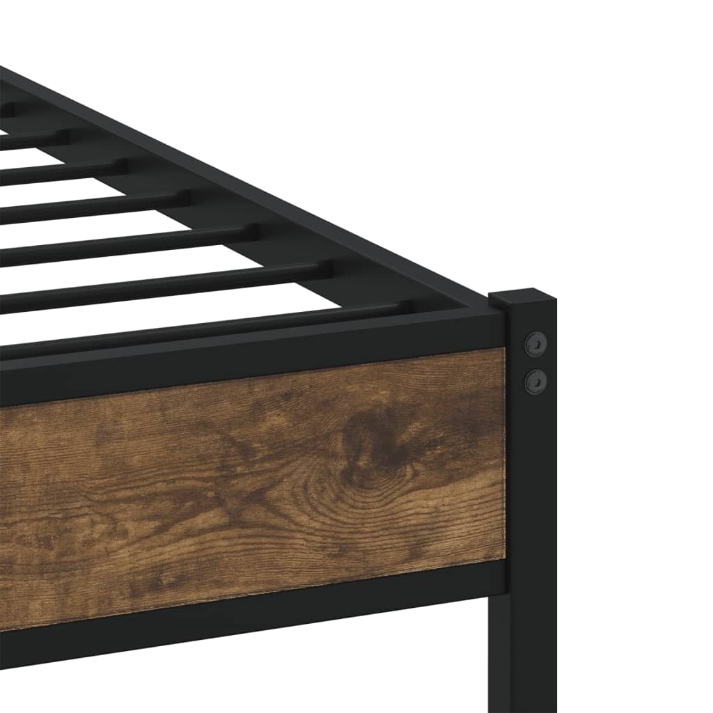 Giroletto senza Materasso con Testiera Rovere Sonoma 107x203cm | homemem39
