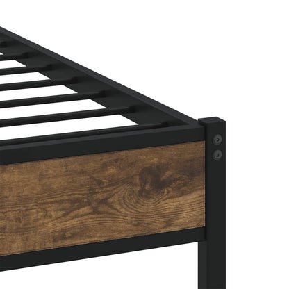 Giroletto senza Materasso con Testiera Rovere Sonoma 107x203cm | homemem39