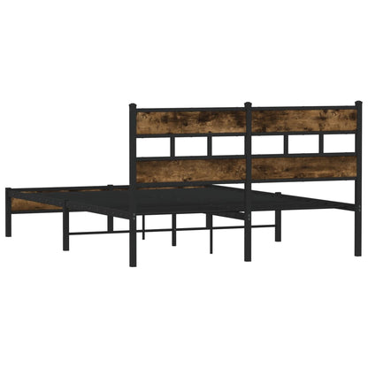 Giroletto senza Materasso con Testiera Rovere Sonoma 140x190 cm | homemem39