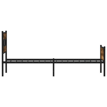 Giroletto senza Materasso Rovere Fumo 100x200 cm in Truciolato | homemem39