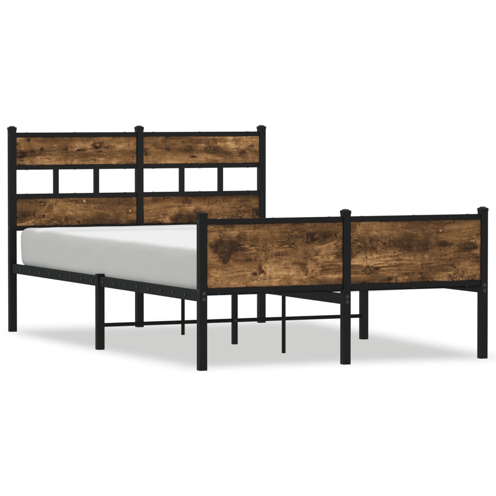 Giroletto senza Materasso Rovere Fumo 120x190 cm in Truciolato | homemem39