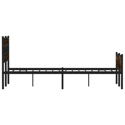 Giroletto senza Materasso Rovere Fumo 120x190 cm in Truciolato | homemem39