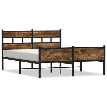 Giroletto senza Materasso Rovere Fumo 137x190 cm in Truciolato | homemem39