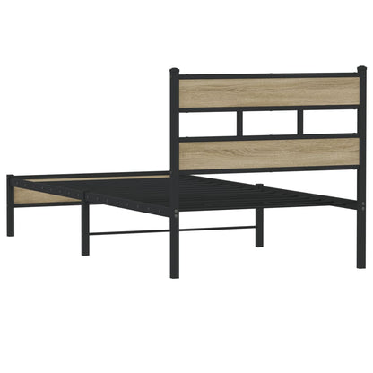 Giroletto senza Materasso Rovere Sonoma 90x200 cm in Truciolato | homemem39