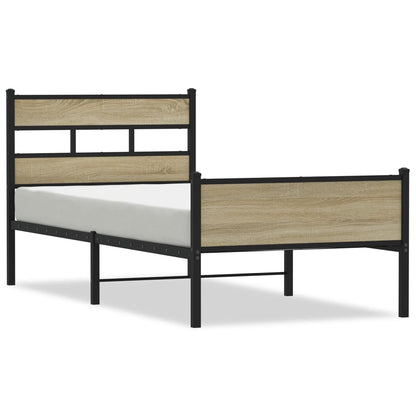 Giroletto senza Materasso Rovere Sonoma 100x190cm in Truciolato | homemem39