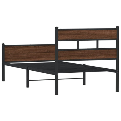 Giroletto senza Materasso Rovere Marrone 75x190cm in Truciolato | homemem39