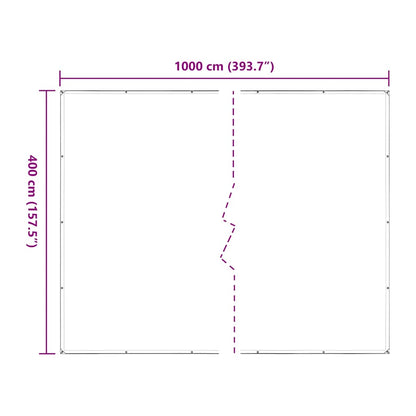 Telone Trasparente con Occhielli 4x10 m in Polietilene | homemem39