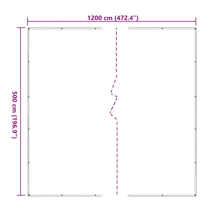 Telone Trasparente con Occhielli 5x12 m in Polietilene | homemem39