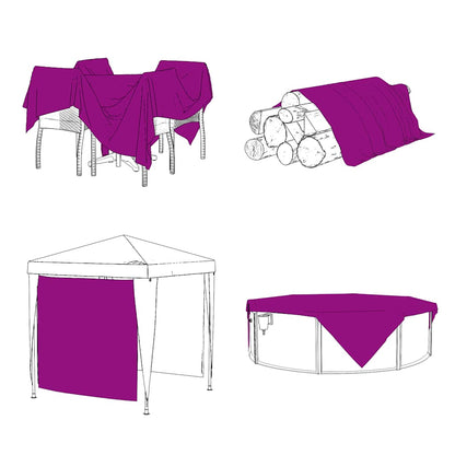 Telone Trasparente con Occhielli 8x10 m in Polietilene | homemem39
