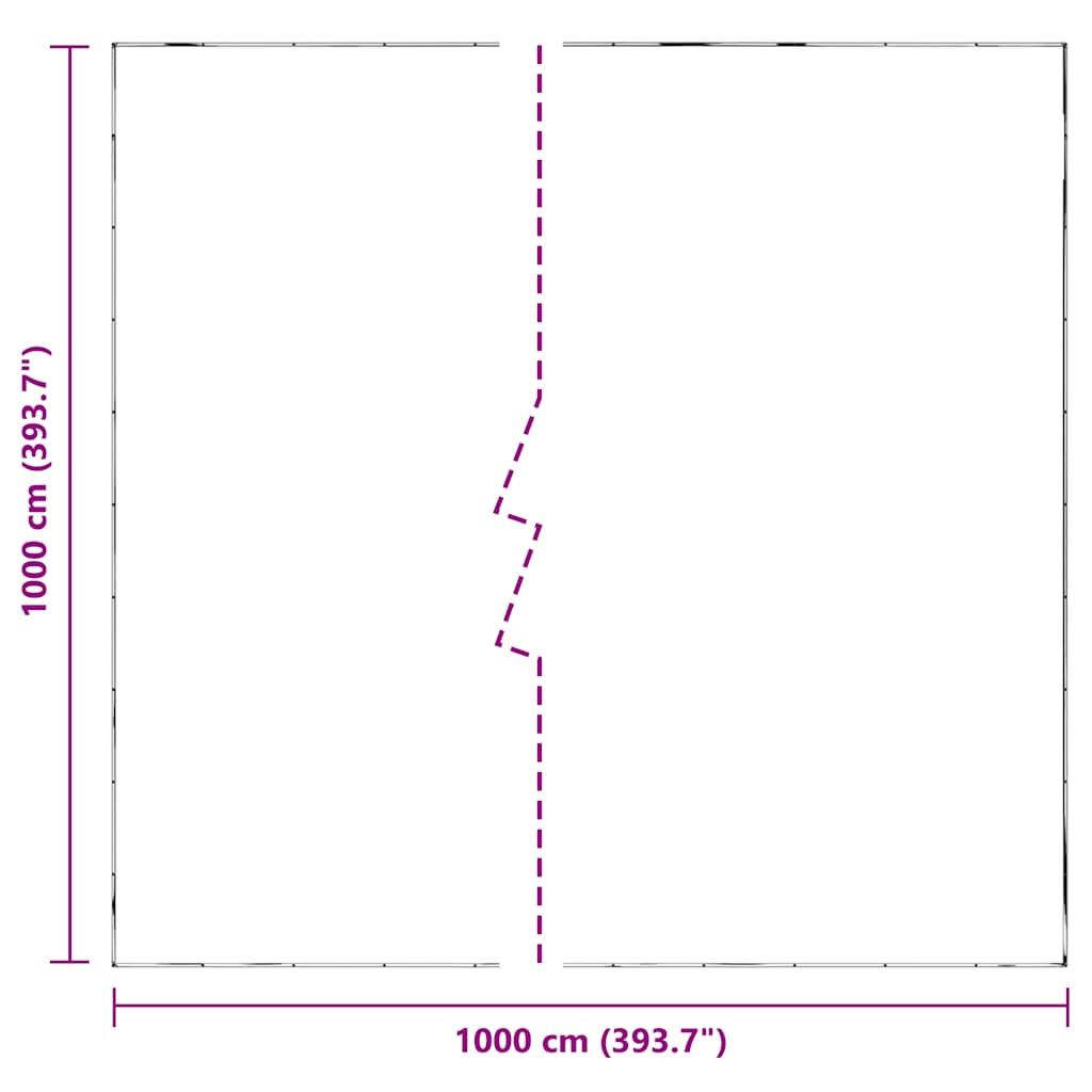 Telone Trasparente con Occhielli 10x10 m in Polietilene | homemem39