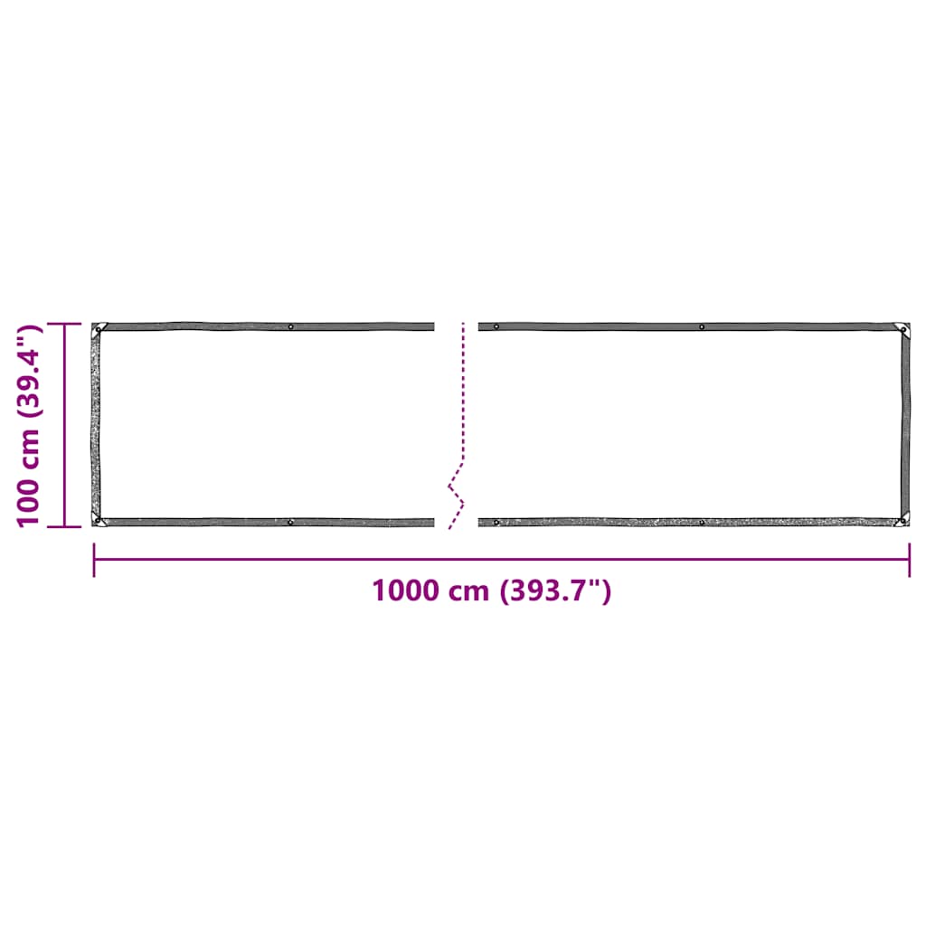 Telone Trasparente con Occhielli 1x10 m in Polietilene | homemem39