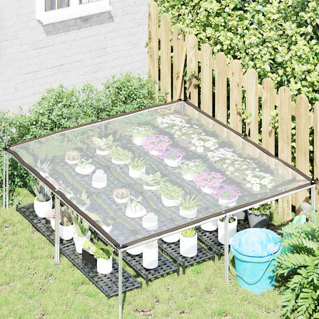 Telone trasparente con occhielli 2x2 m in polietilene