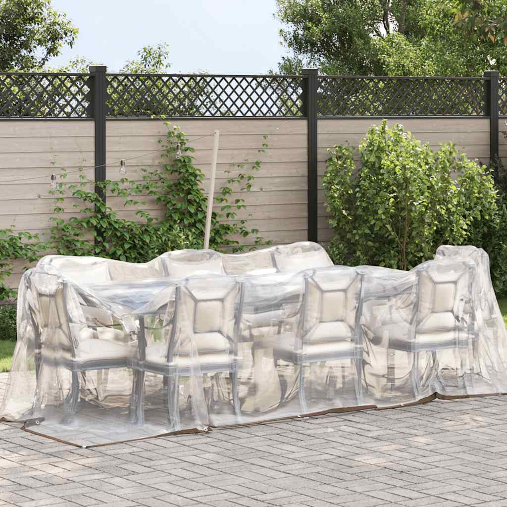 Telone Trasparente con Occhielli 2x6 m in Polietilene