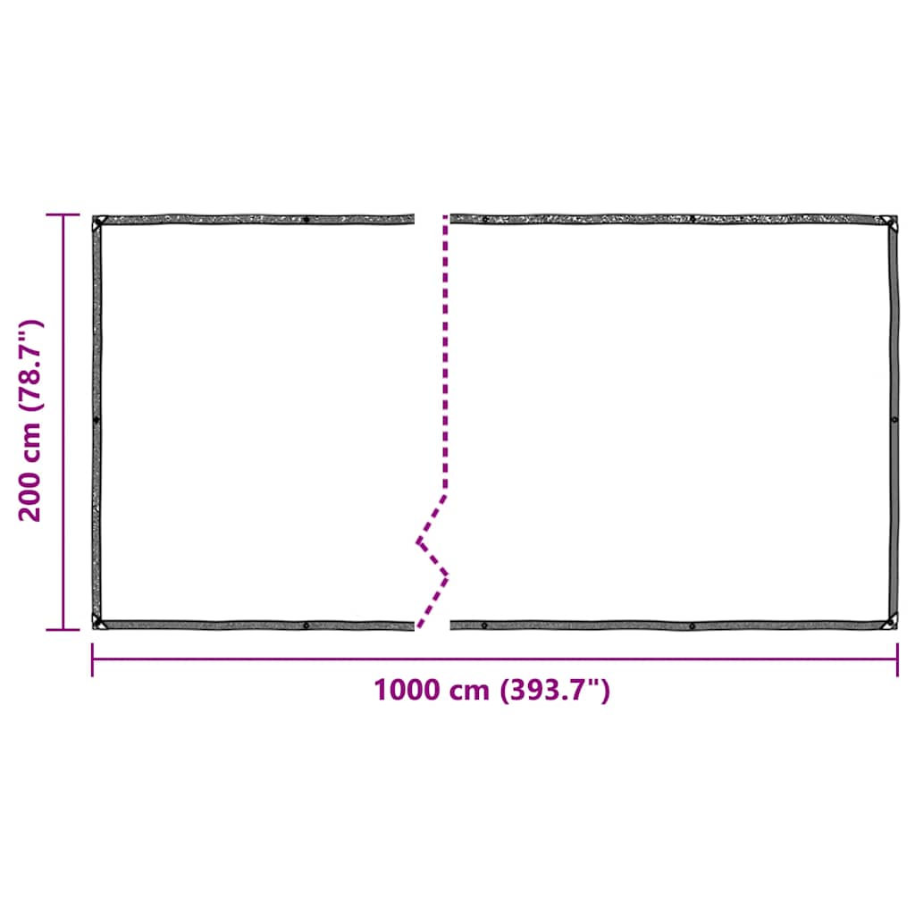 Telone Trasparente con Occhielli 2x10 m in Polietilene | homemem39