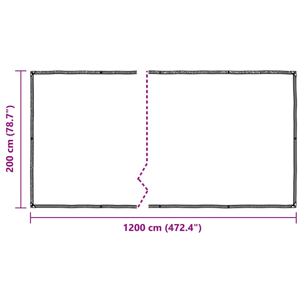 Telone Trasparente con Occhielli 2x12 m in Polietilene | homemem39