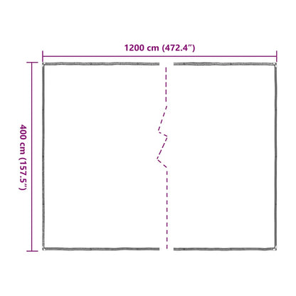 Telone Trasparente con Occhielli 4x12 m in Polietilene | homemem39