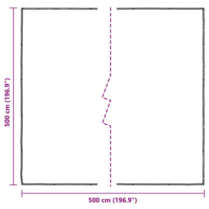 Telone Trasparente con Occhielli 5x5 m in Polietilene | homemem39