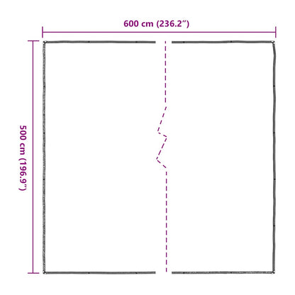 Telone Trasparente con Occhielli 5x6 m in Polietilene | homemem39