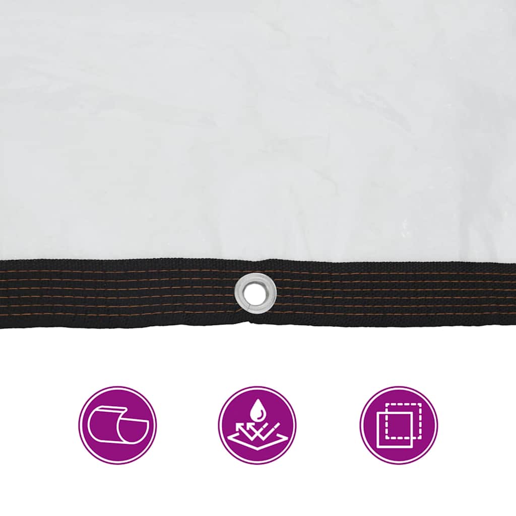 Telone Trasparente con Occhielli 5x8 m in Polietilene