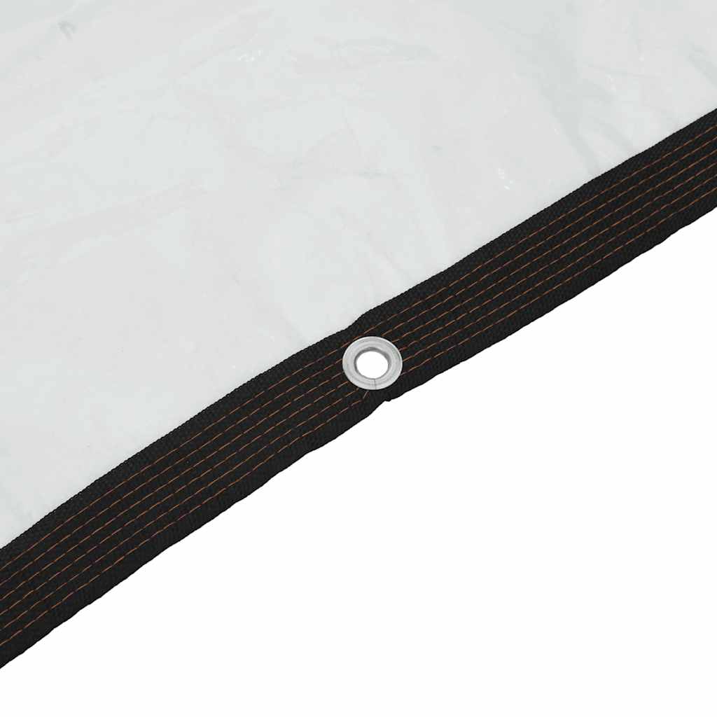 Telone Trasparente con Occhielli 5x12 m in Polietilene