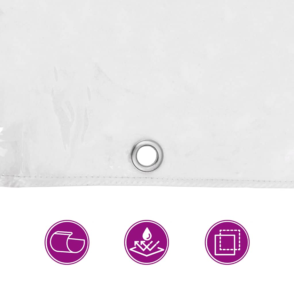Telone Trasparente con Occhielli 1x6 m in PVC | homemem39