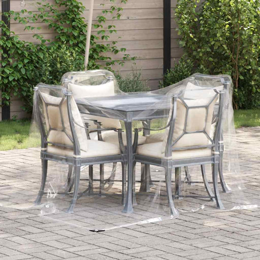 Telone trasparente con occhielli 2x2 m PVC | homemem39