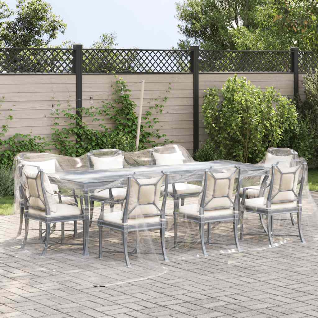 Telone Trasparente con Occhielli 4x4 m in PVC | homemem39