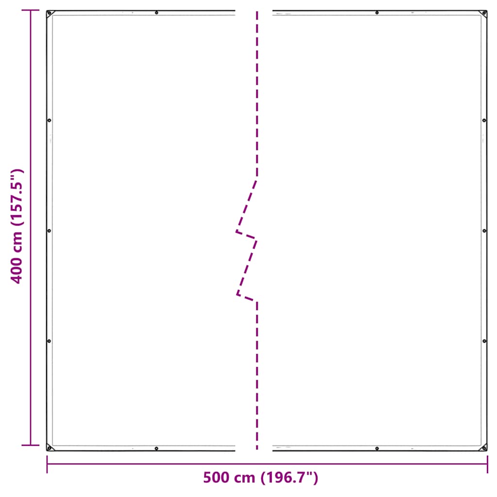 Telone Trasparente con Occhielli 4x5 m in PVC | homemem39