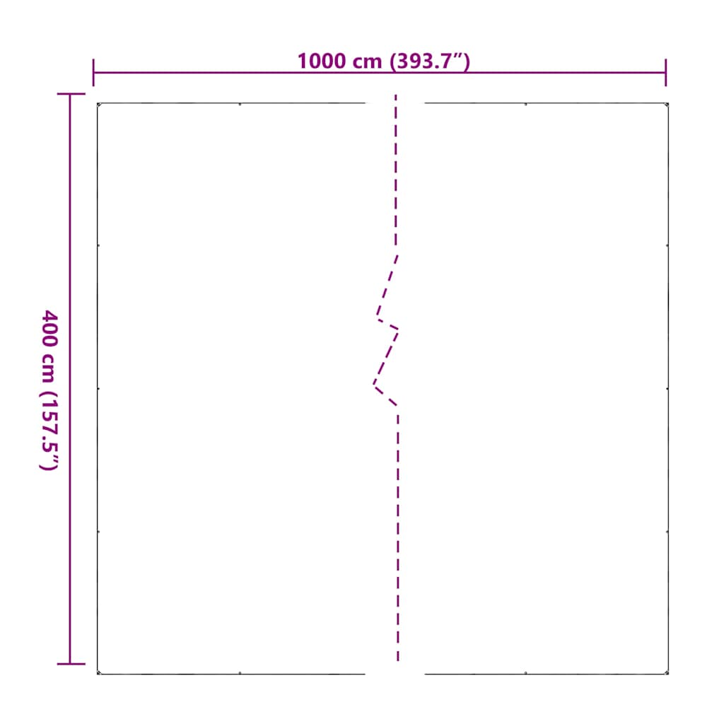 Telone Trasparente con Occhielli 4x10 m in PVC | homemem39