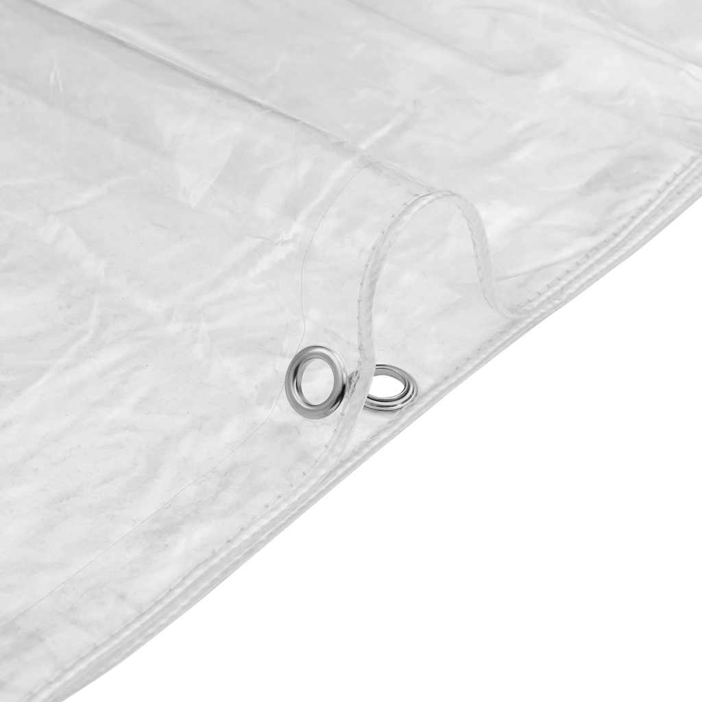 Telone Trasparente con Occhielli 5x12 m in PVC | homemem39