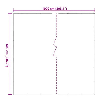 Telone Trasparente con Occhielli 6x10 m in PVC | homemem39
